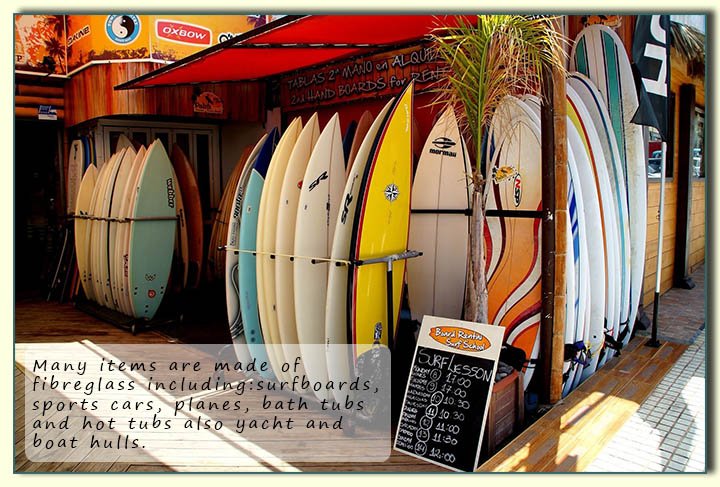 fibreglass surfboards